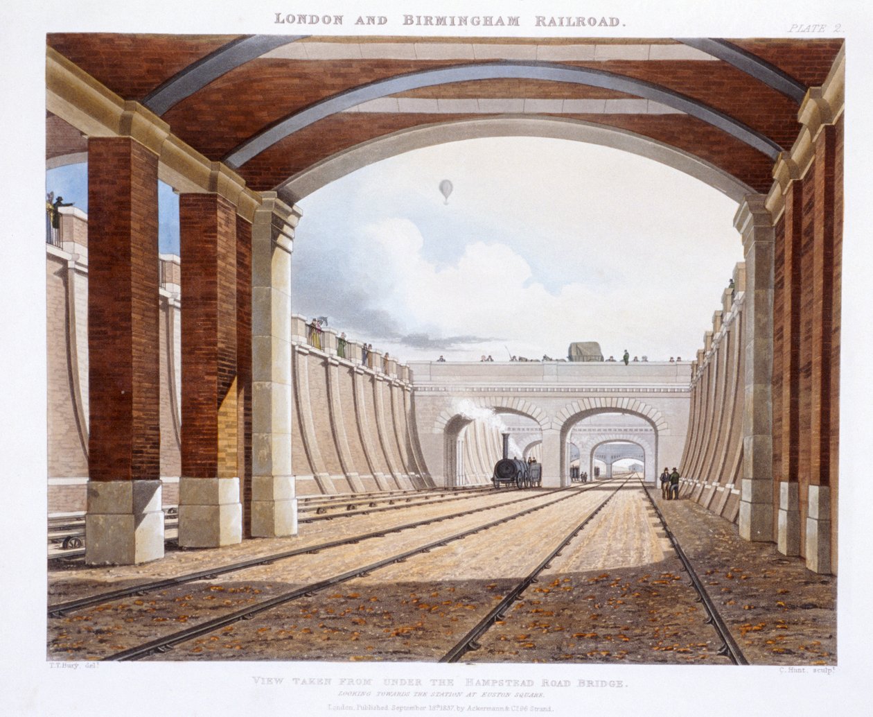 London och Birmingham Railway, 1837 av Charles Hunt