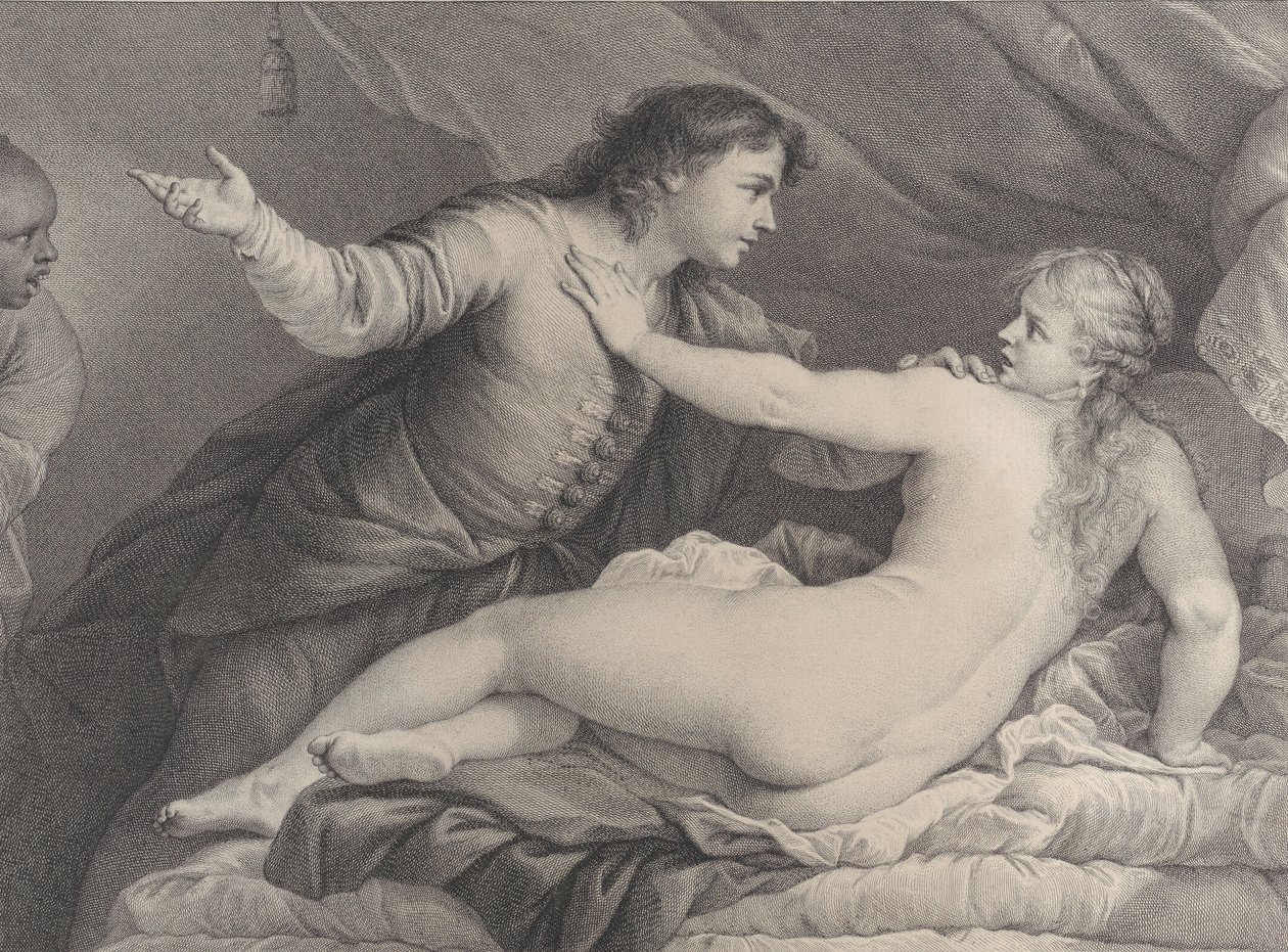 Tarquin och Lucretia, 1752. av Charles Hutin