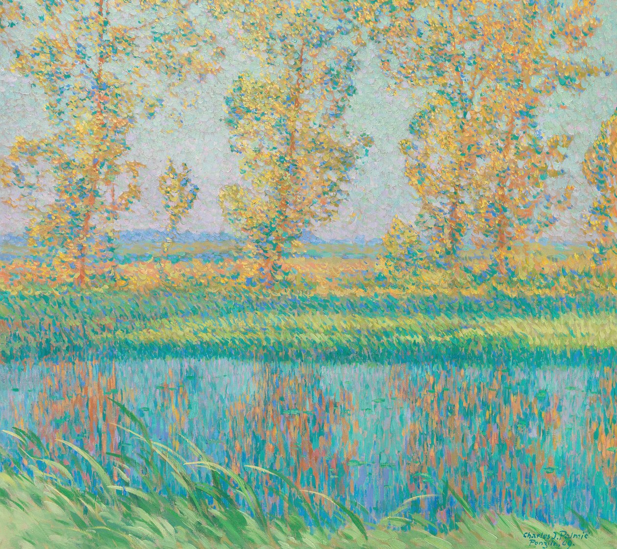 Sommarlandskap av Charles J. Palmie