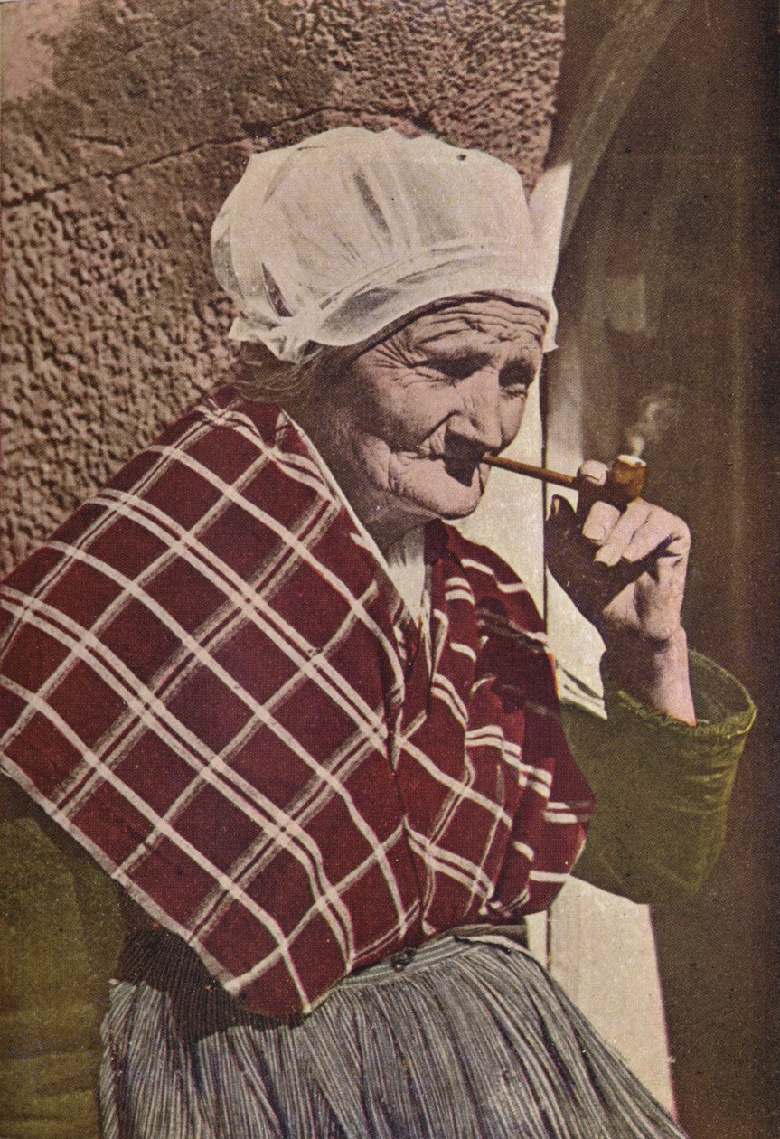 An Aged Bretonne, c1913 av Charles J. S. Makin
