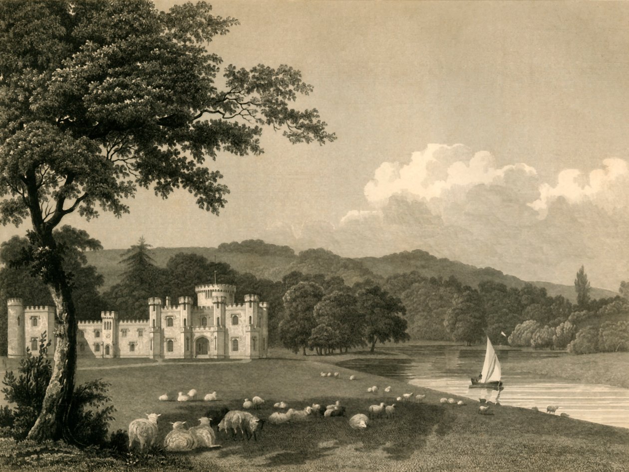 Knepp slott, 1835. av Charles J. Smith