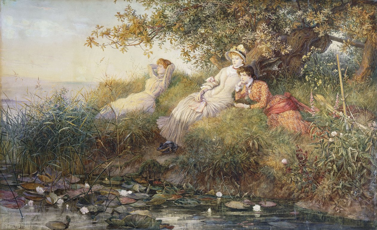 Lotusätarna, 1883 av Charles J. Staniland