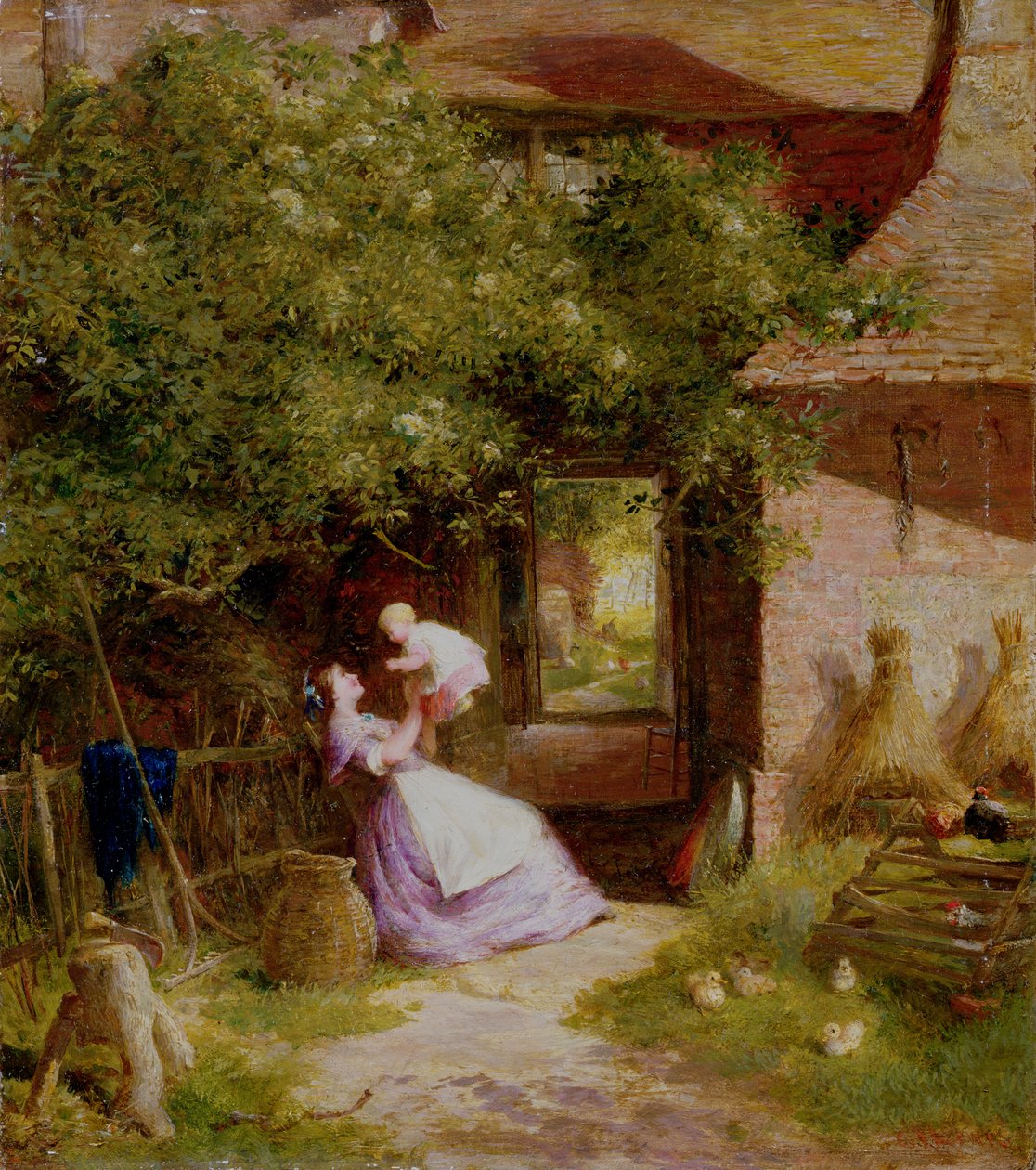 Mamma och barn av Charles James Lewis