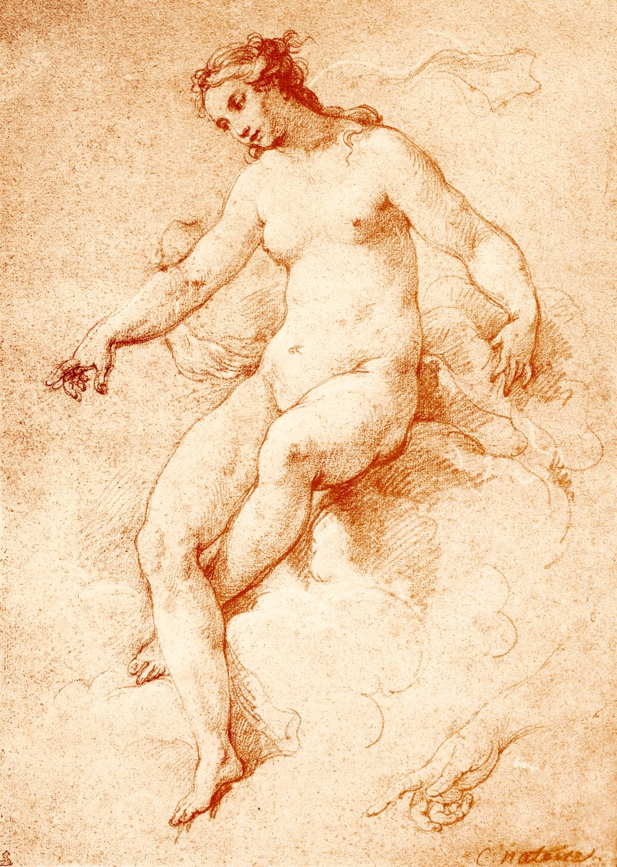 Venus På Moln av Charles Joseph Natoire
