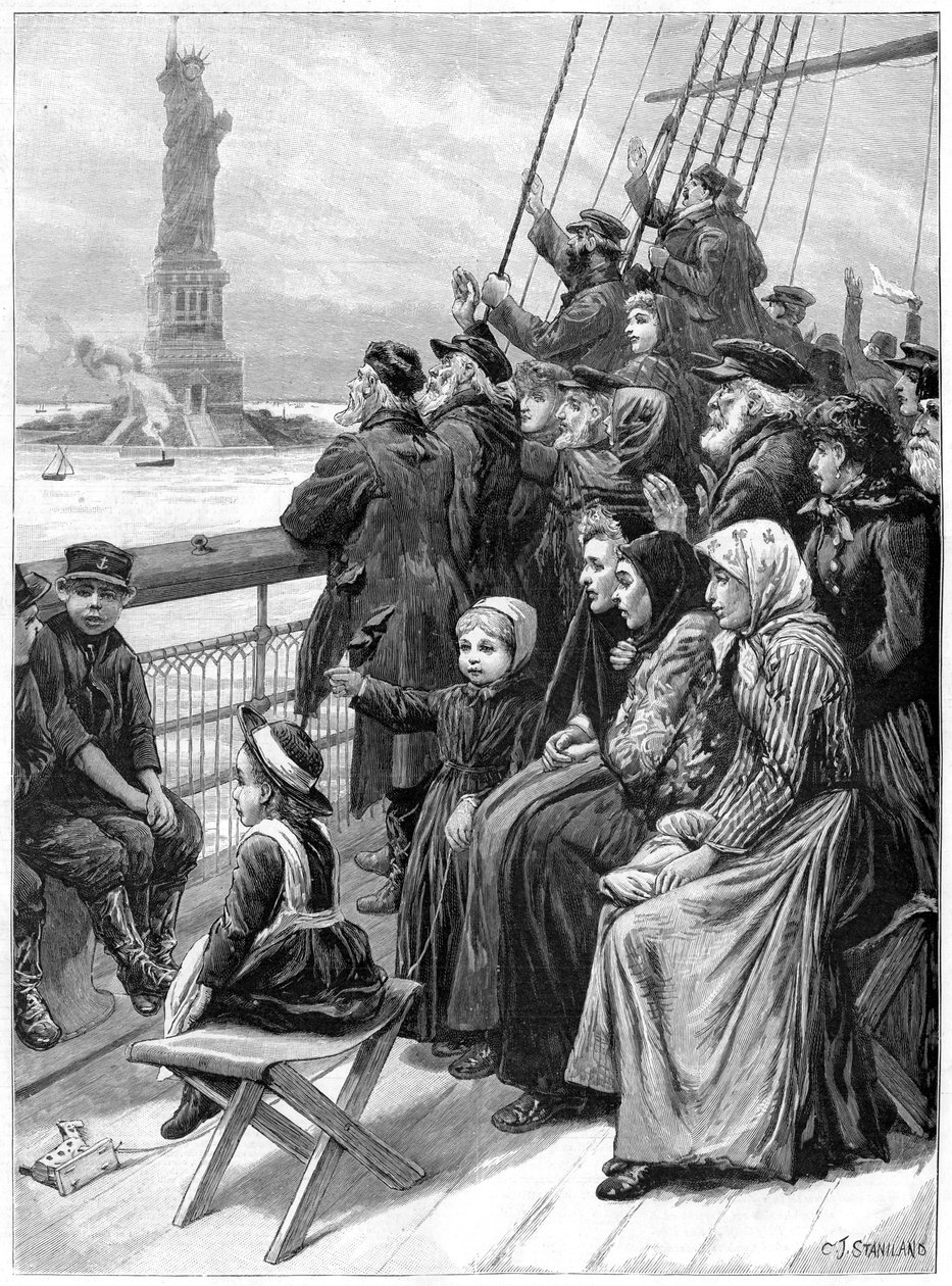 "Entering the New World", 1892 av Charles Joseph Staniland