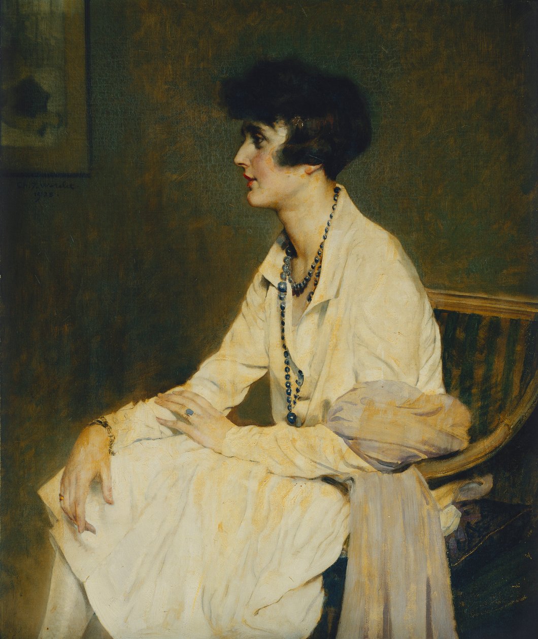 Sittande kvinna; Femme Assise av Charles Joseph Watelet