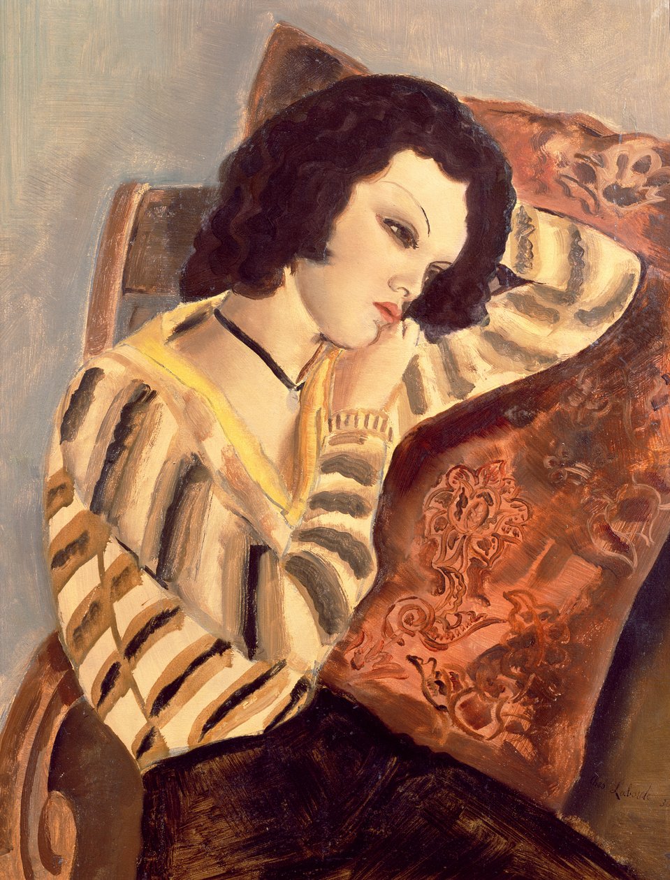 Porträtt av en kvinna, 1930 av Charles Laborde