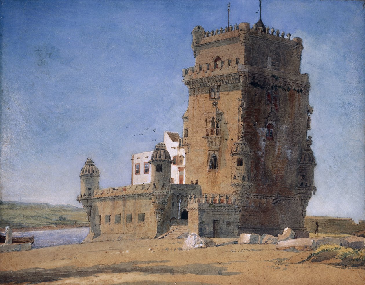 Tornet i Belem, ca. 1825-6 av Charles Landseer
