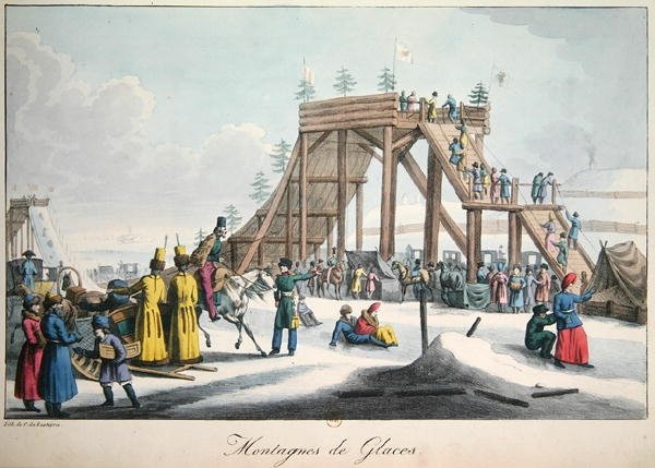 Ice Slide i Ryssland av Charles Lasteyrie du Saillant