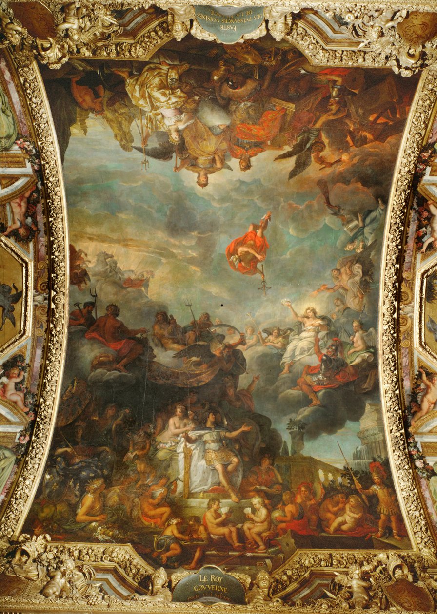 Ludvig XIV regerar ensam... av Charles Le Brun