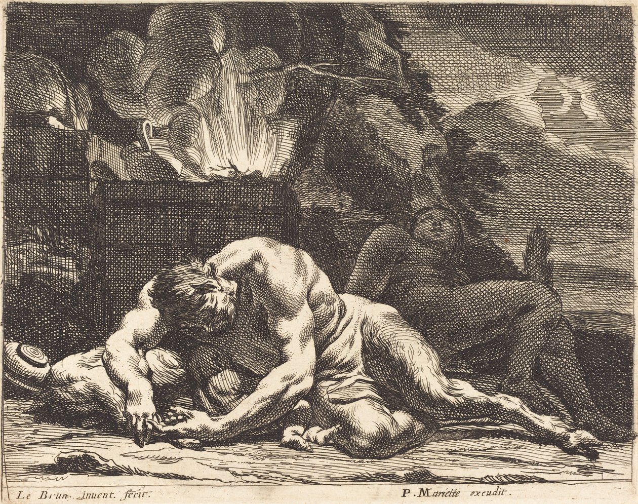 Nox (natt) av Charles Le Brun