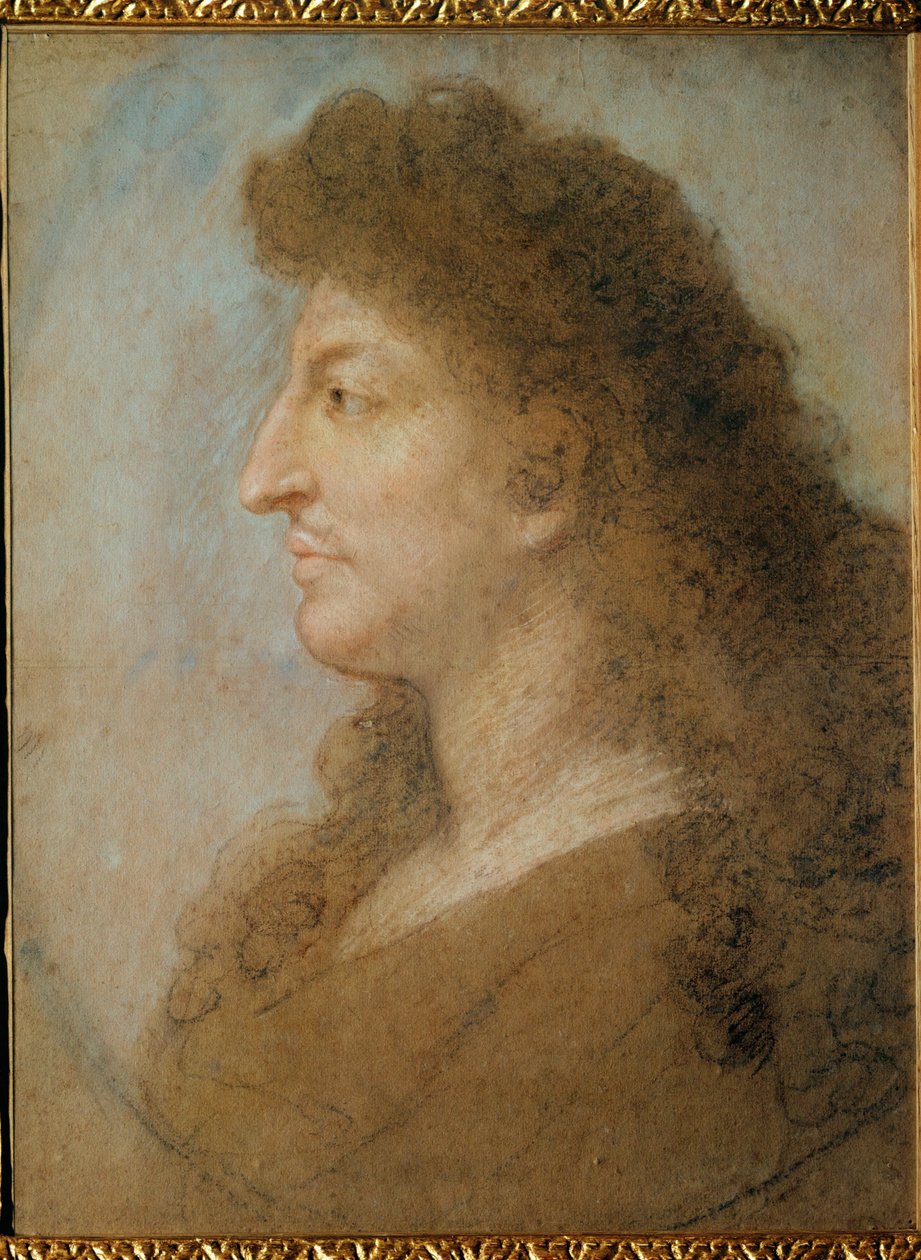 Porträtt av Ludvig XIV ... av Charles Le Brun