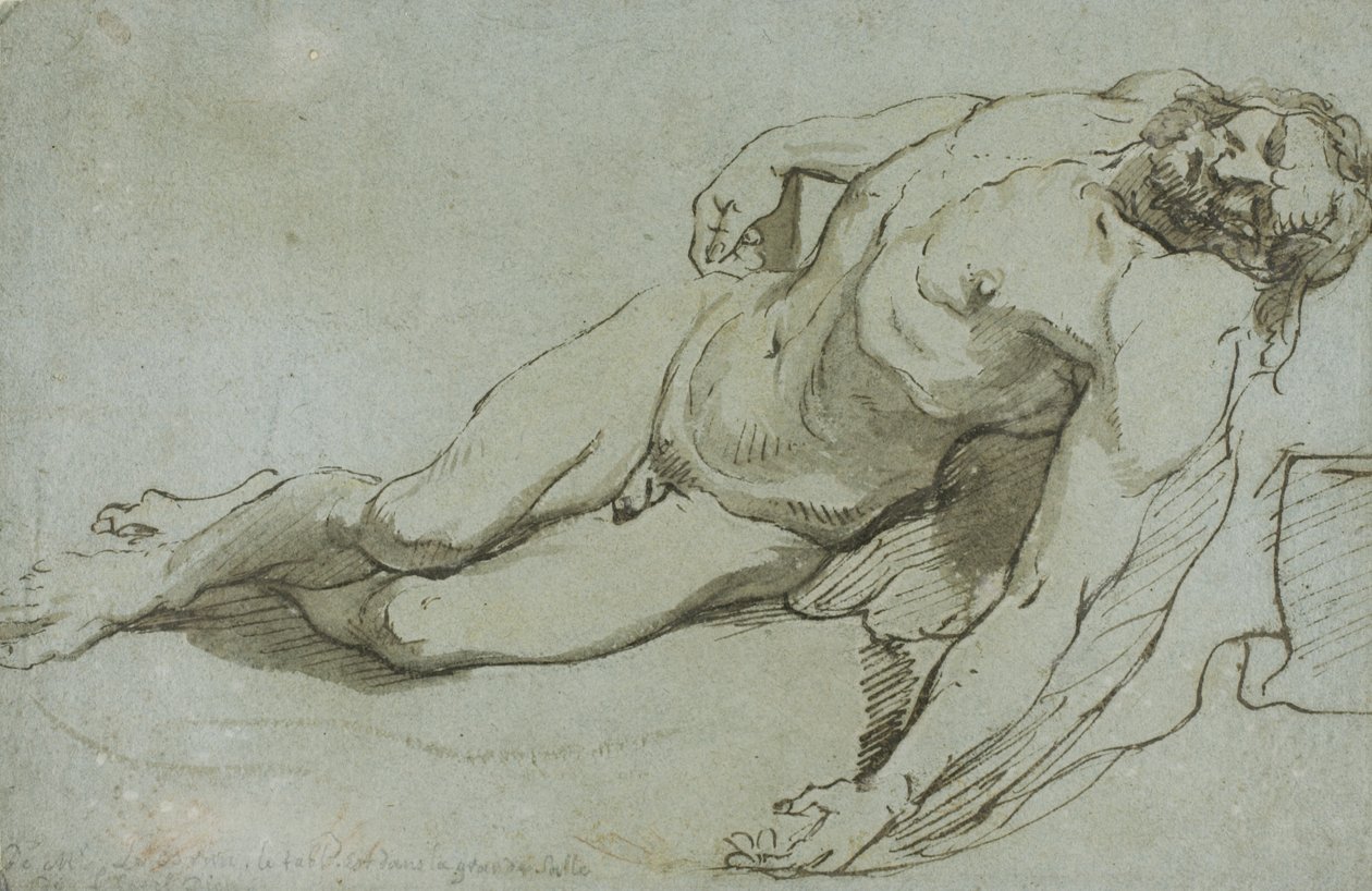 Den döde Kristus, 1646 av Charles Le Brun