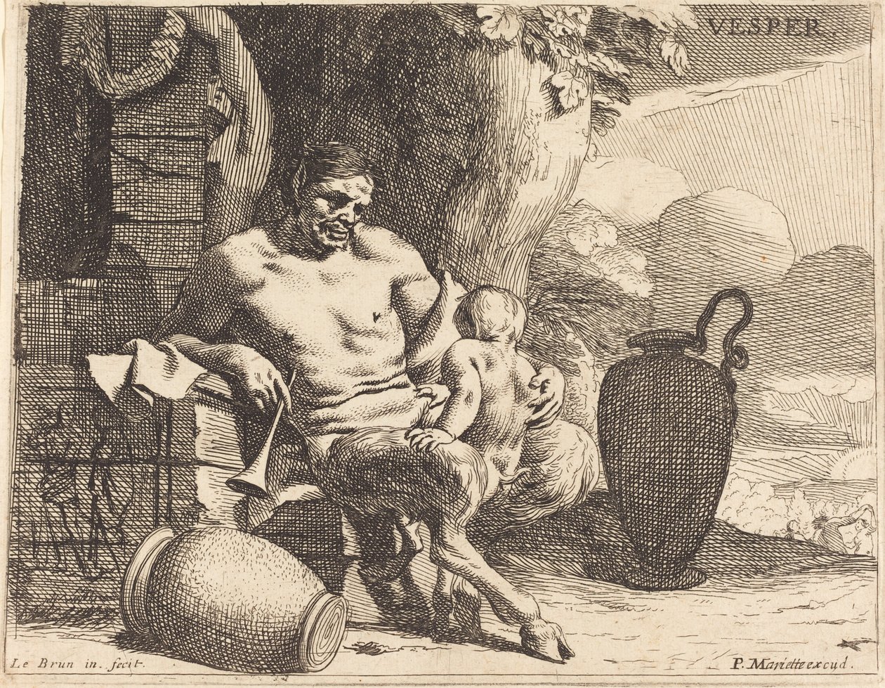 Vesper (kväll) av Charles Le Brun