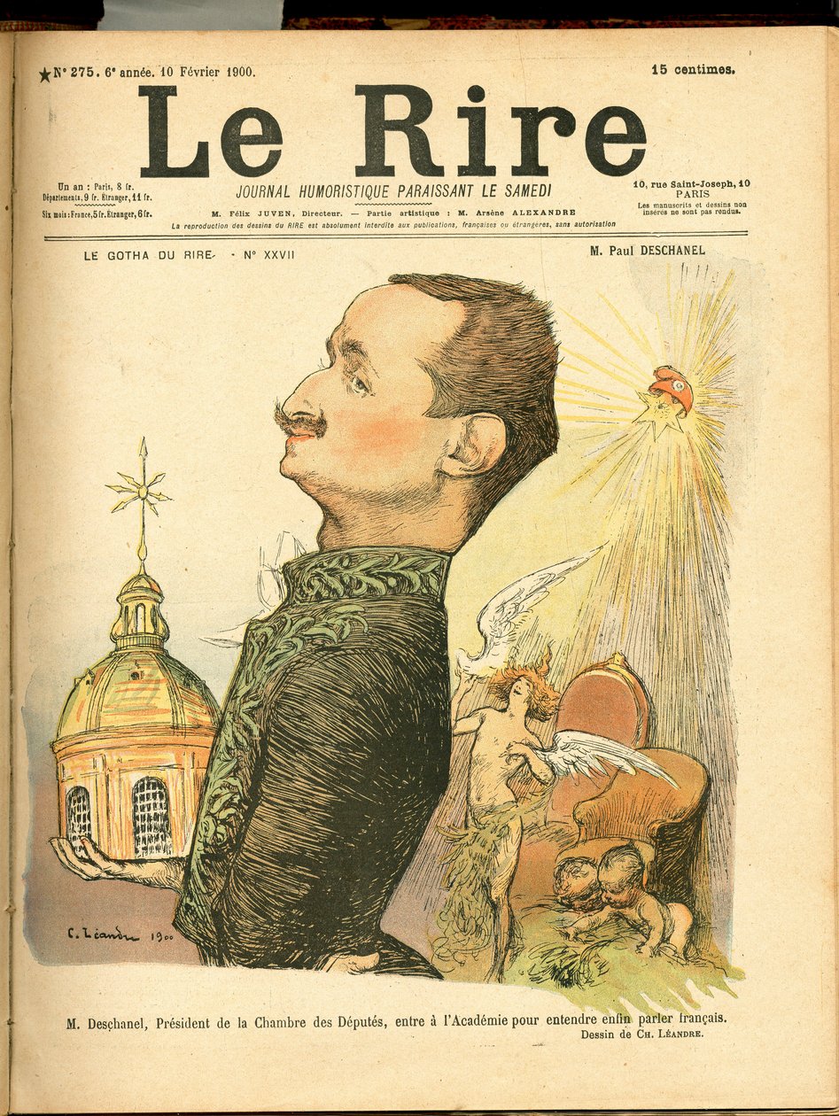 Omslag till "" The Laughter "", Satirical in Colors av Charles Leandre
