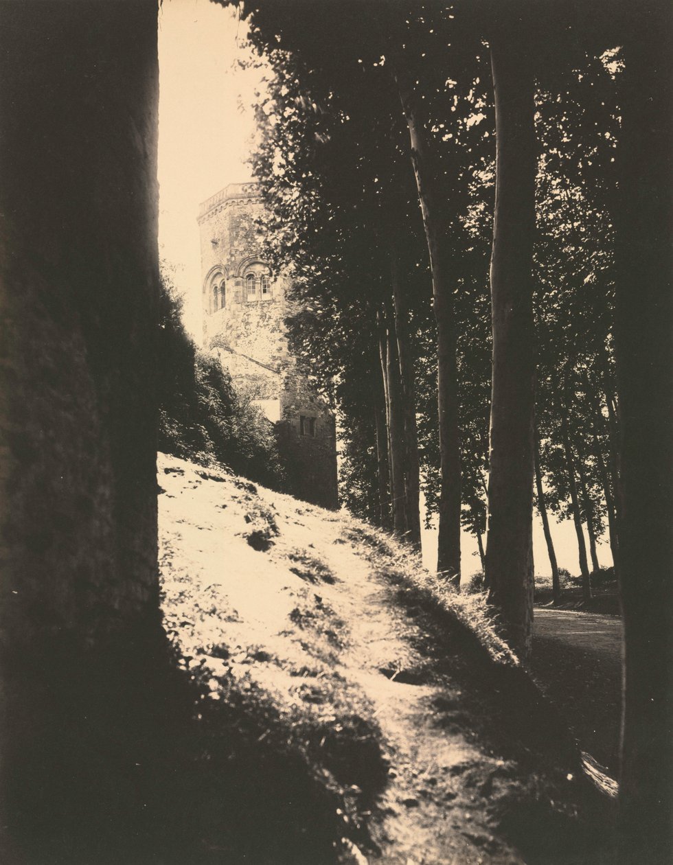 Autun, Ursulinernas torn, ca. 1860-talet. av Charles Lenormand