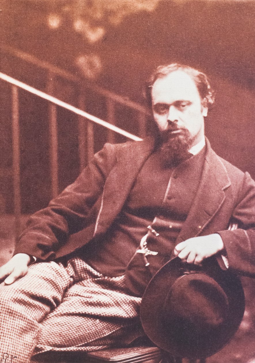 Dante Gabriel Rossetti av Charles Lutwidge (1832 98) Dodgson
