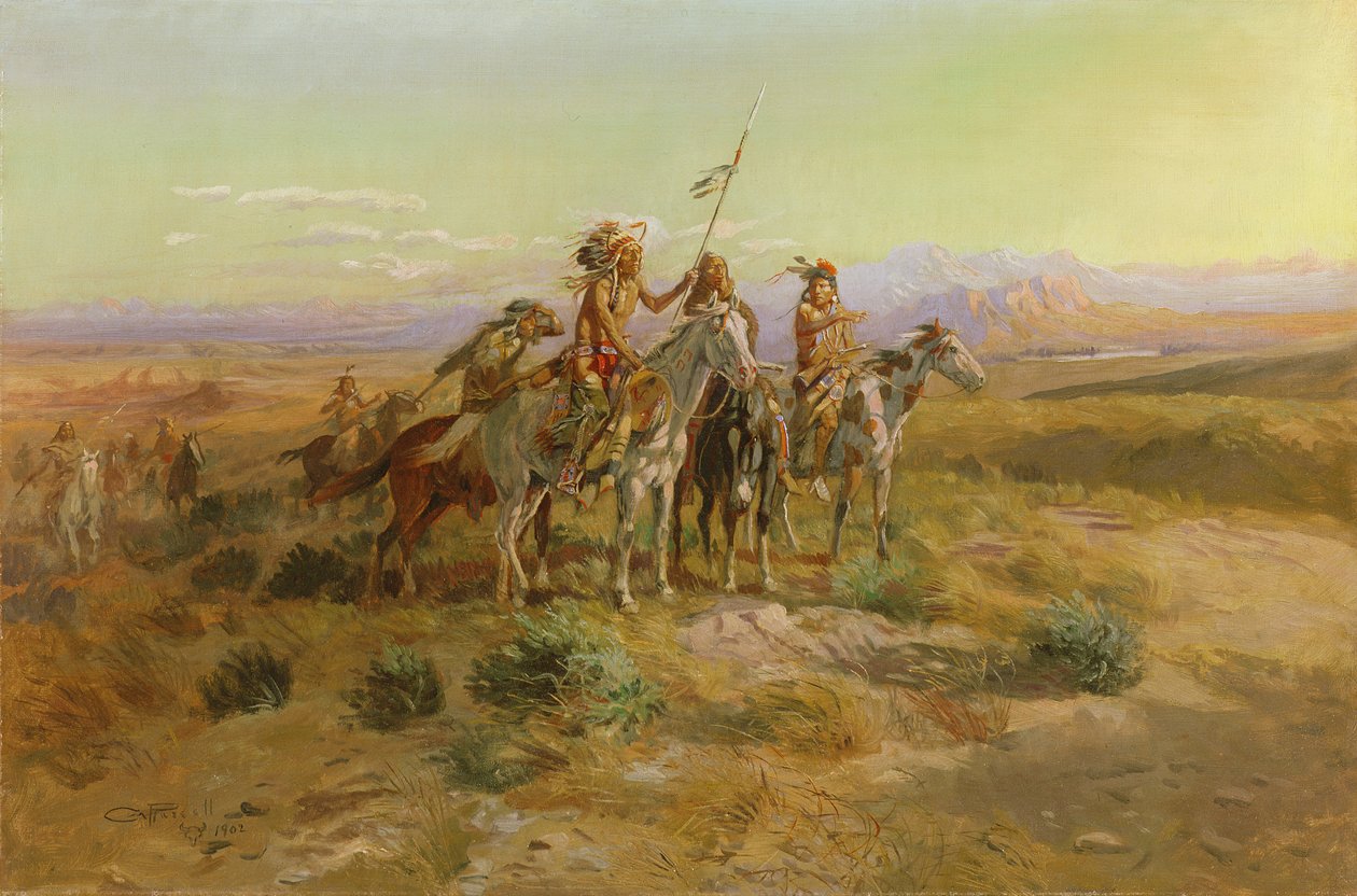 Scouterna, 1902 av Charles Marion Russell