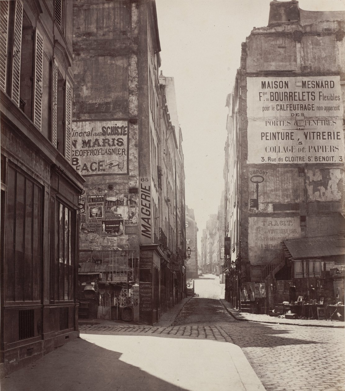 Rue Saint-Jacques, 1864 - före februari 1867. av Charles Marville