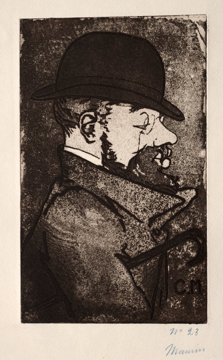 Henri från Toulouse-Lautrec. av Charles Maurin