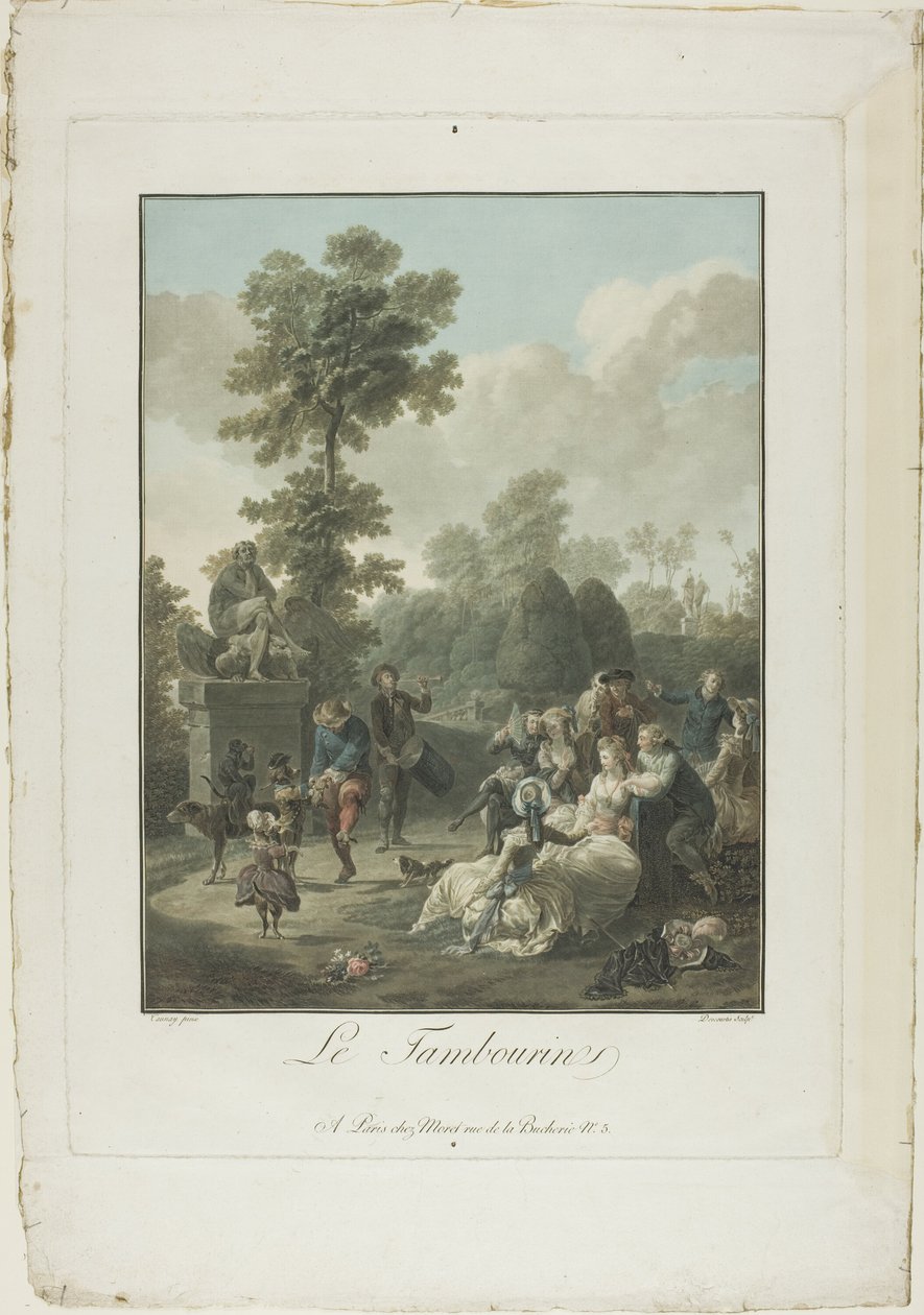 Tamburinen av Charles Melchior Descourtis