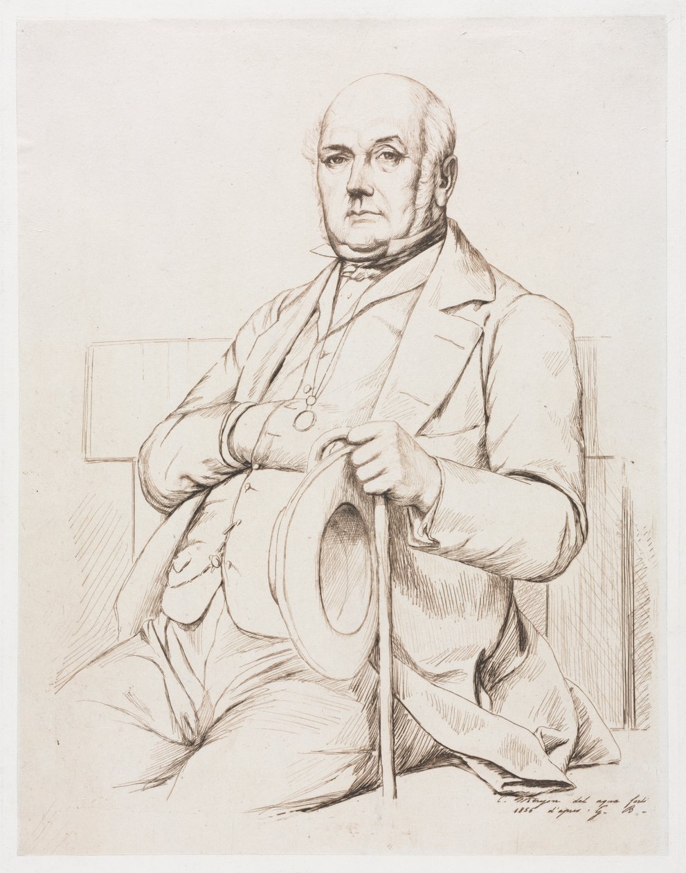 Casimir le Conte, efter Boulanger av Charles Meryon