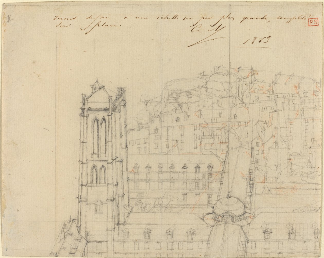 College Henry Ev av Charles Meryon