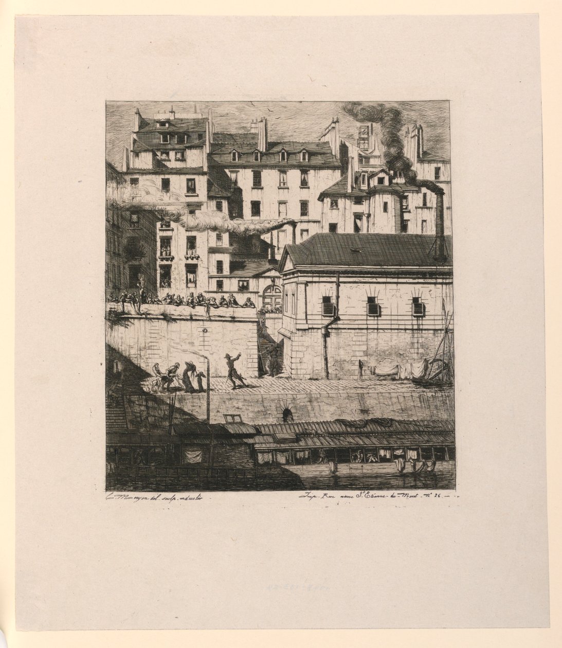 Bårhuset av Charles Meryon