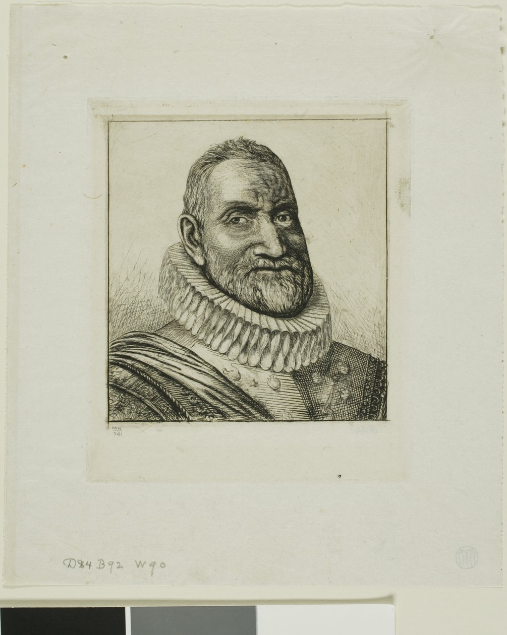 Porträtt av Th. Agrippa d