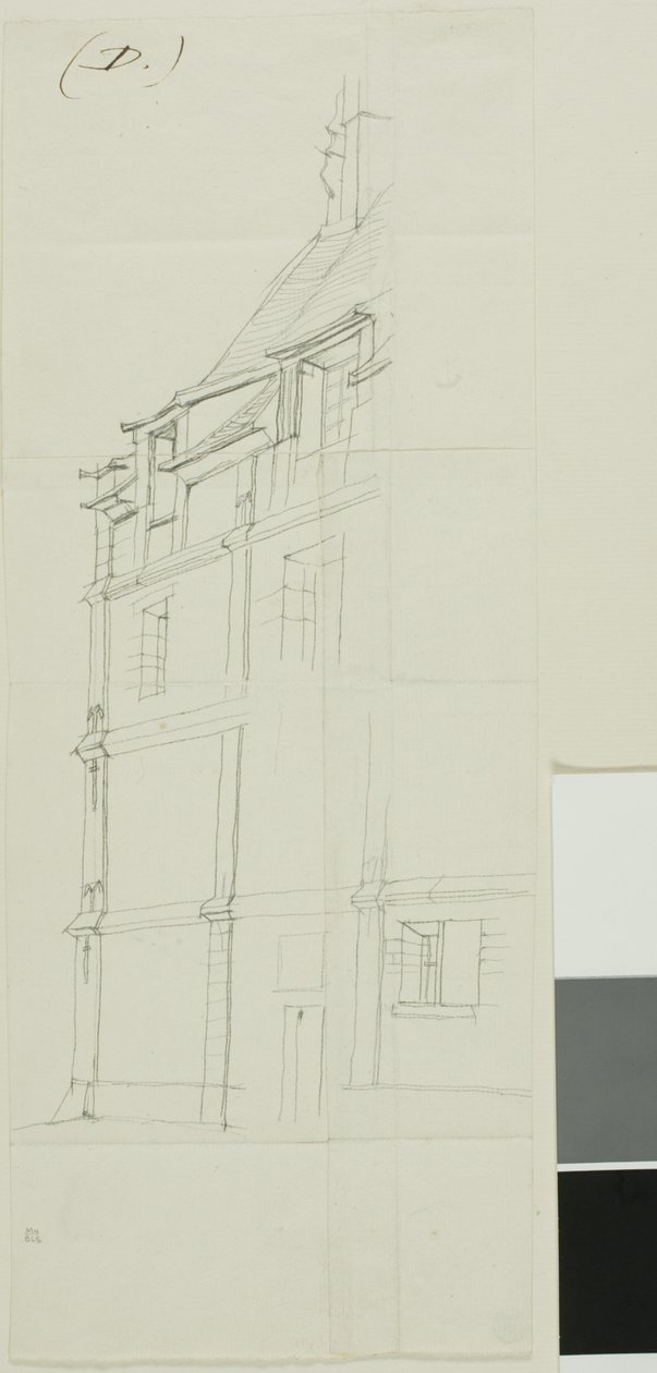 Rue des Toiles, Bourges av Charles Meryon