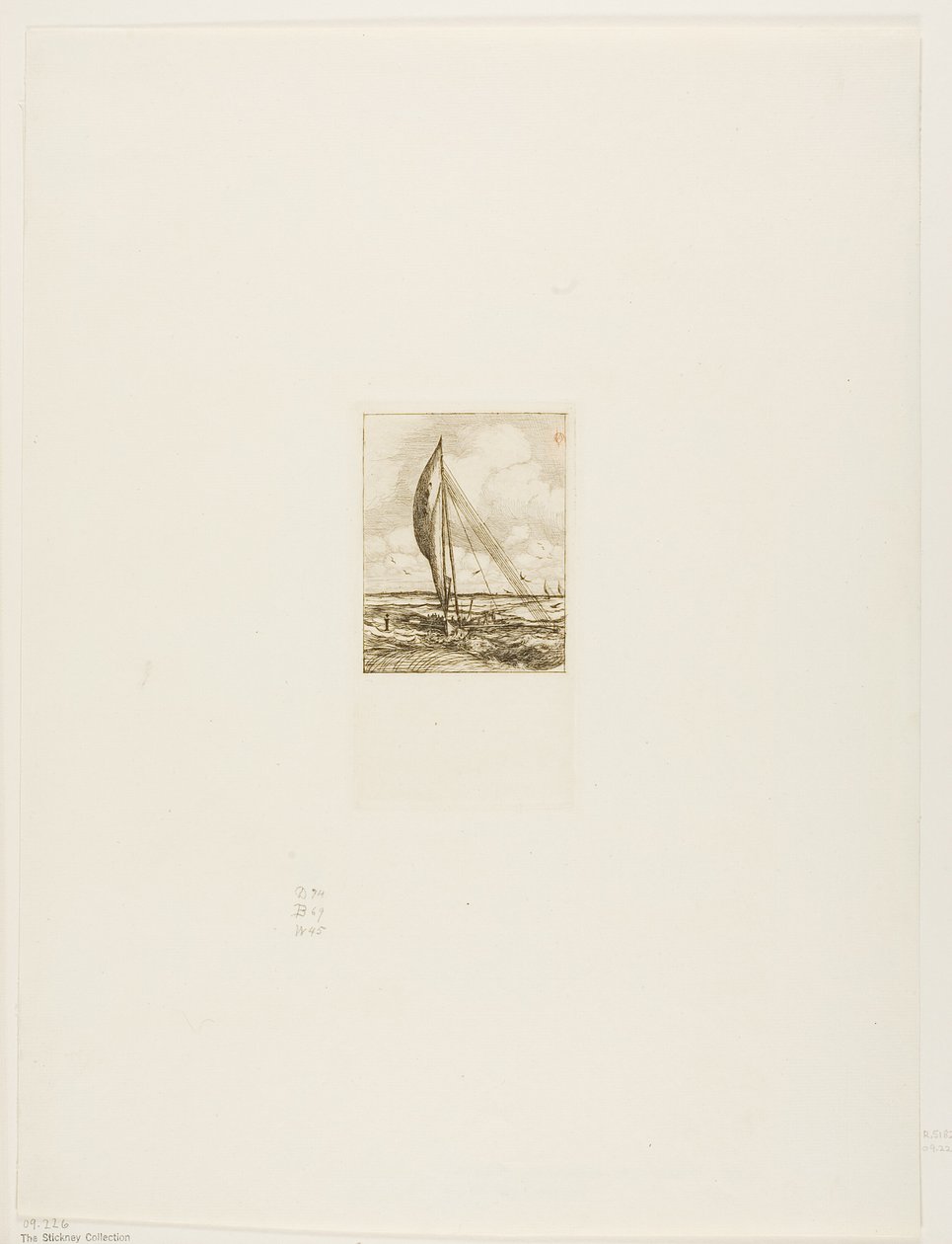 Swift-Sailing Proa, Mulgrave Archipelago, Oceanien av Charles Meryon