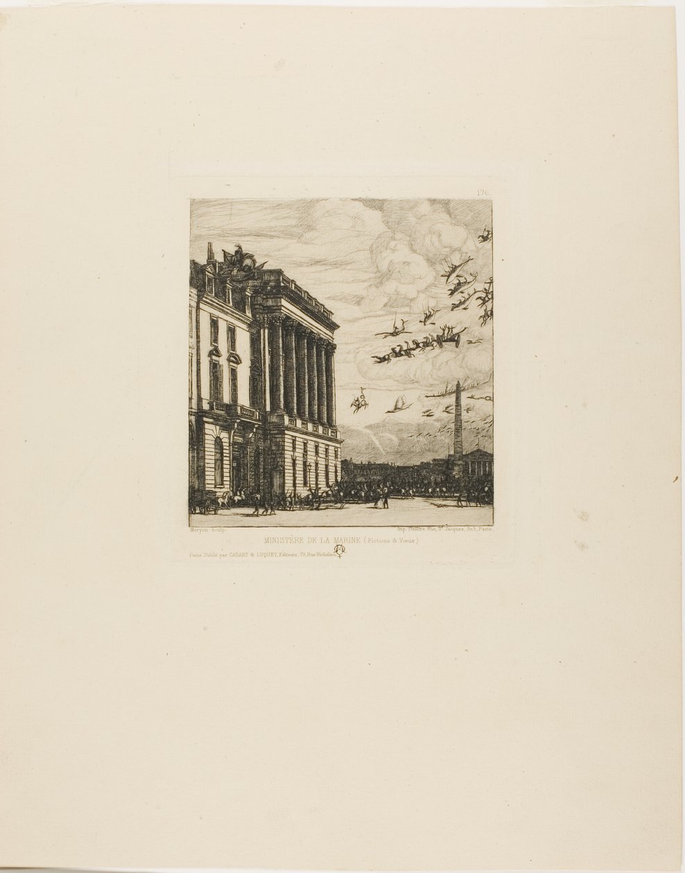 Amiralitetet, Paris av Charles Meryon