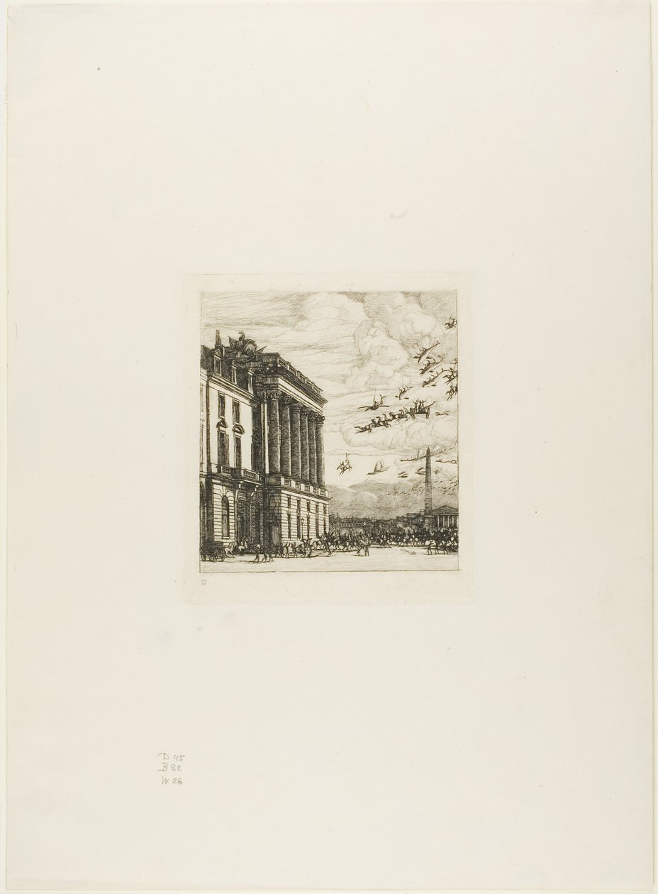 Amiralitetet, Paris av Charles Meryon