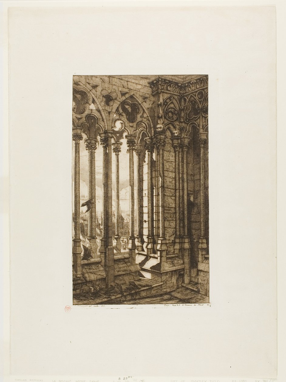 Galleriet Notre-Dame, Paris av Charles Meryon