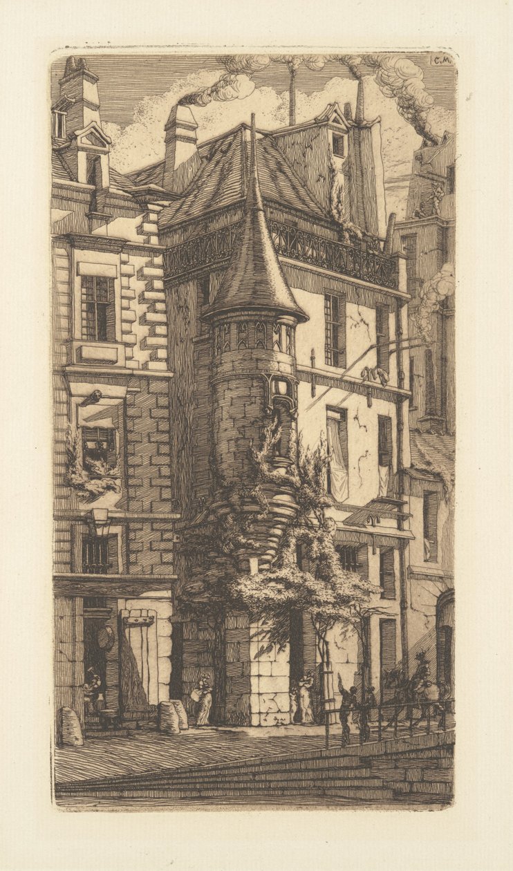Torn, Rue de la Tixeranderie av Charles Meryon
