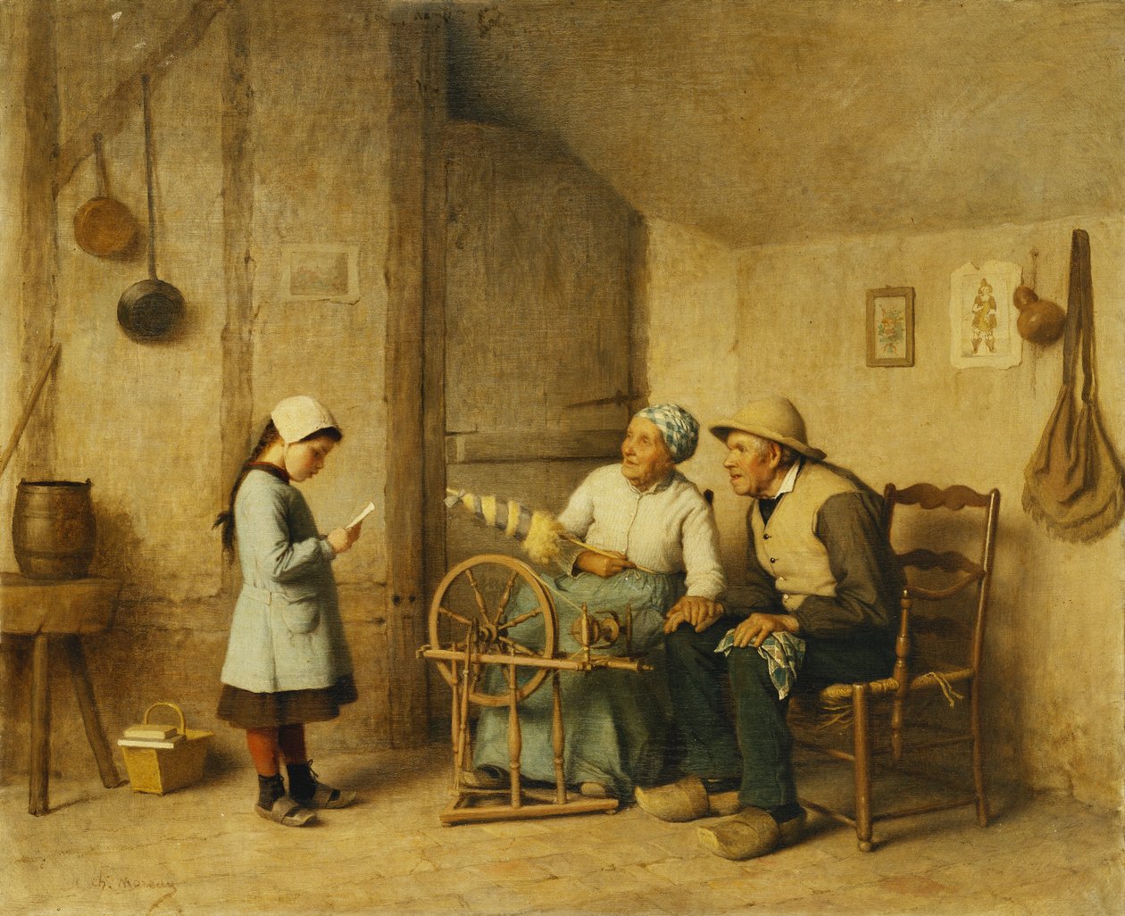 De stolta morföräldrarna, av Charles Moreau