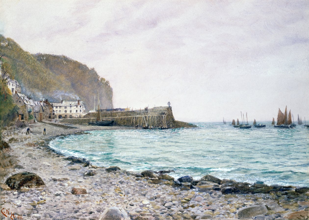 Att dra in näten av Charles Napier Hemy