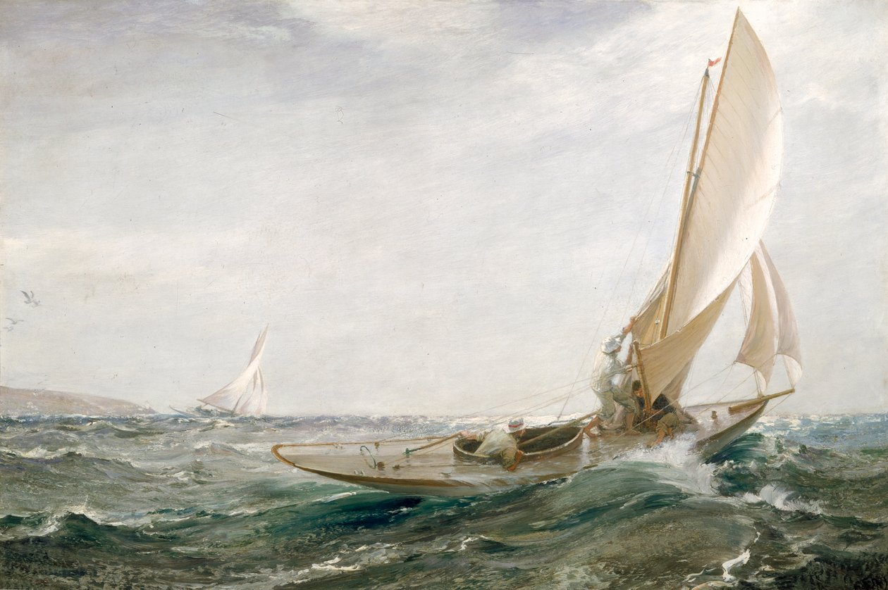 Genom havet och luften, 1910 av Charles Napier Hemy