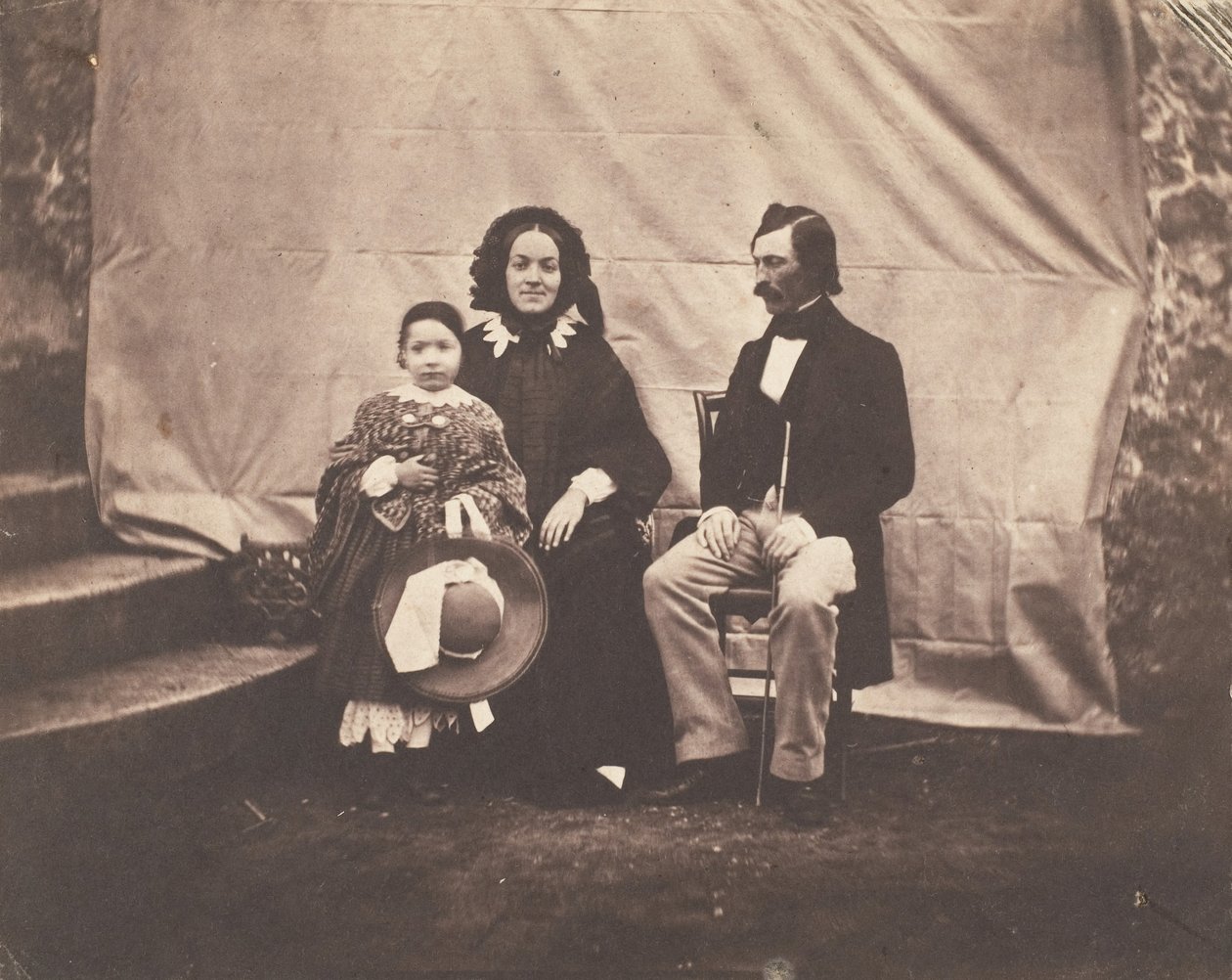 [Familjegrupp], 1854. av Charles Nègre