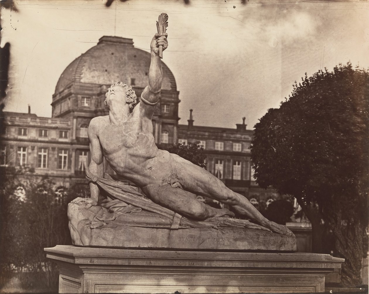 Spartansk soldat, 1859. av Charles Nègre