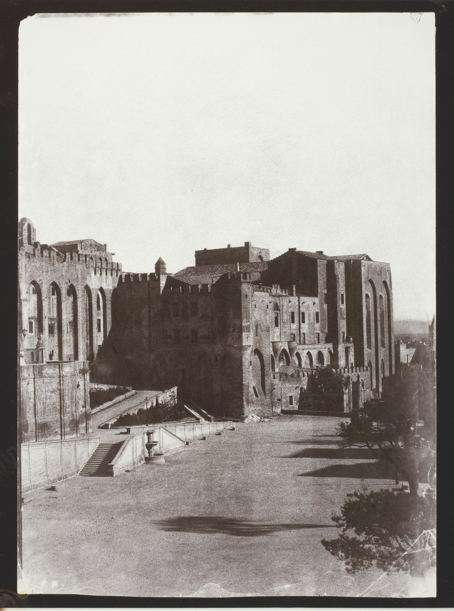 Påvens palats, Avignon av Charles Nègre
