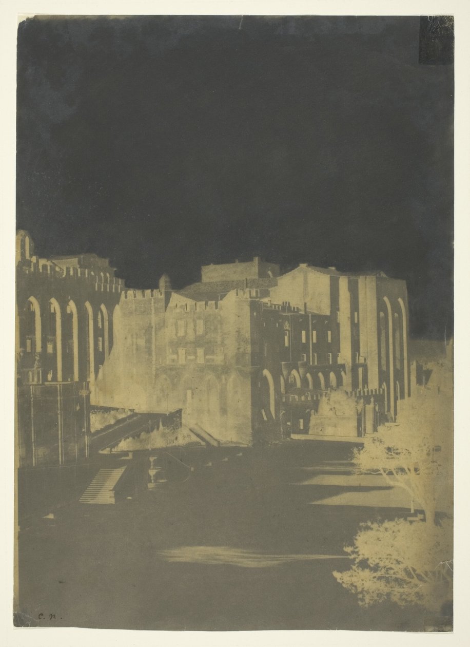 Påvens palats, Avignon av Charles Nègre