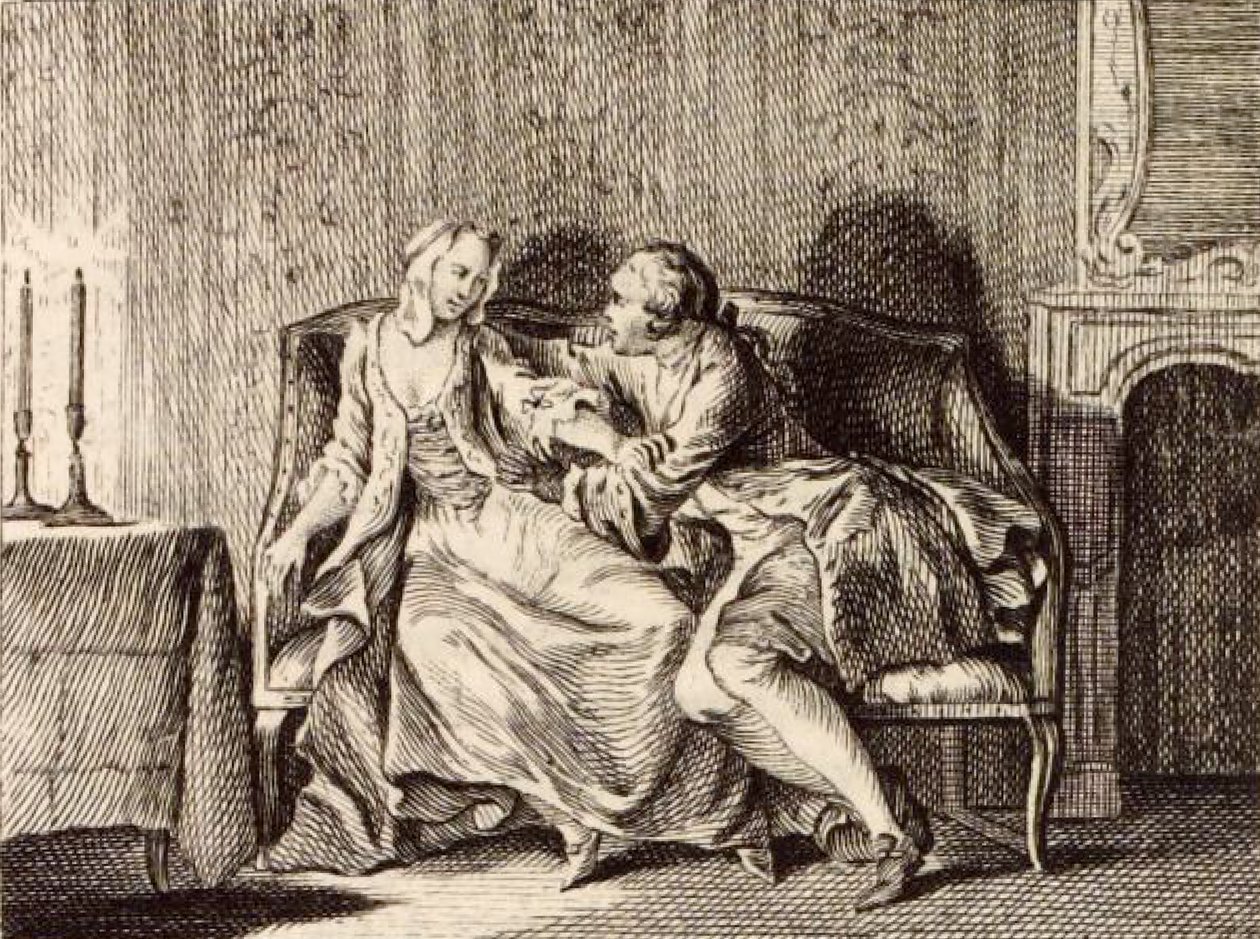 Sankt Julians bön av Charles Nicolas Cochin