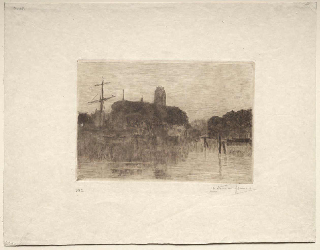 Dordrecht av Charles Nicolas Storm van 