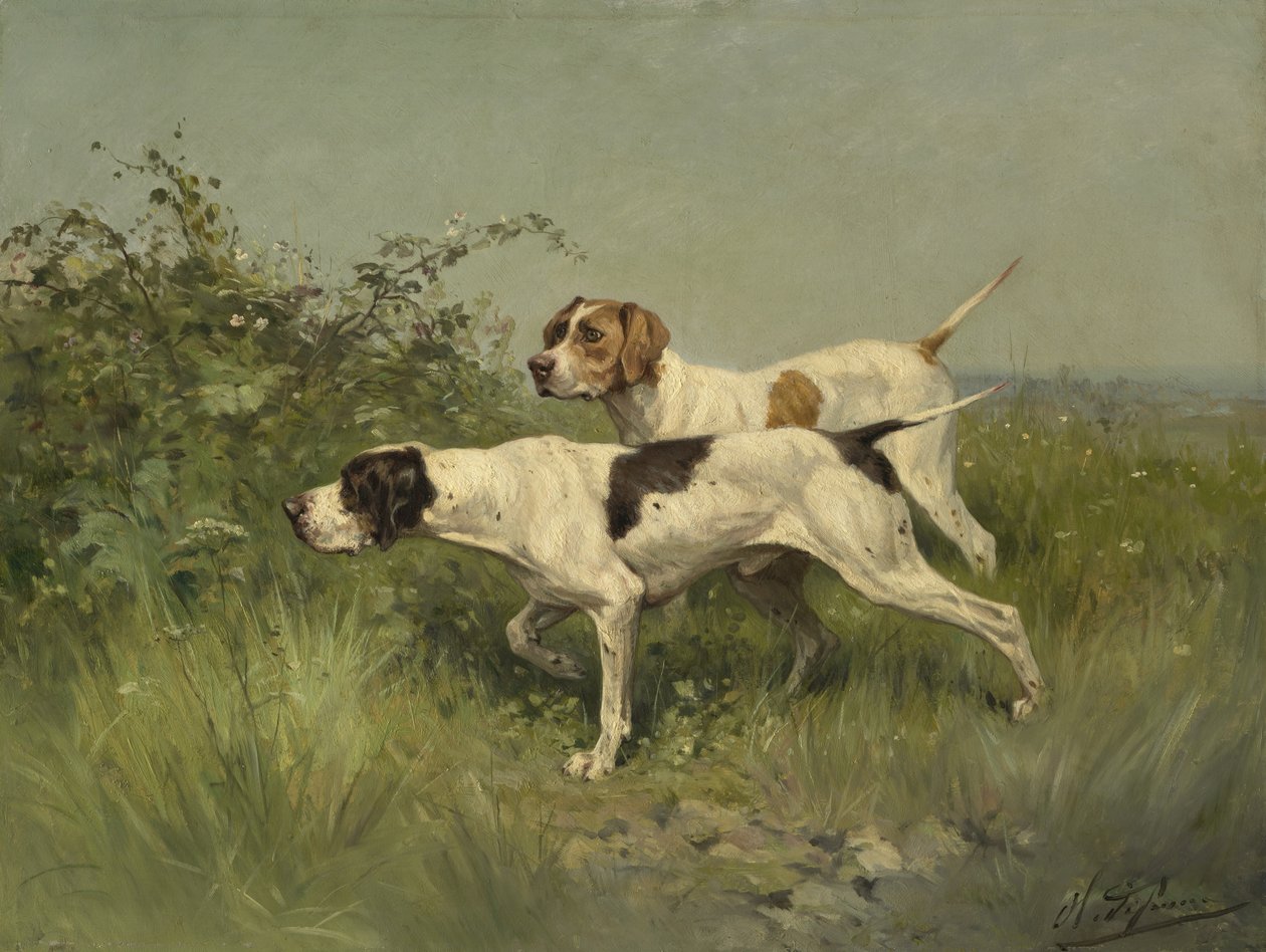 Two Pointers, c.1850-?97 av Charles Oliver de Penne