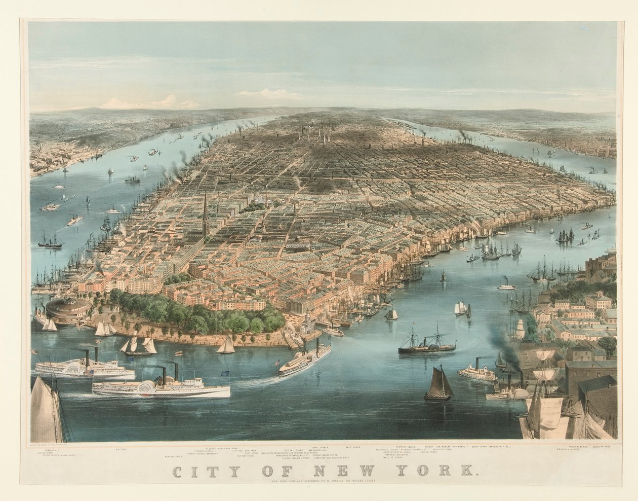 Staden New York av Charles Parsons