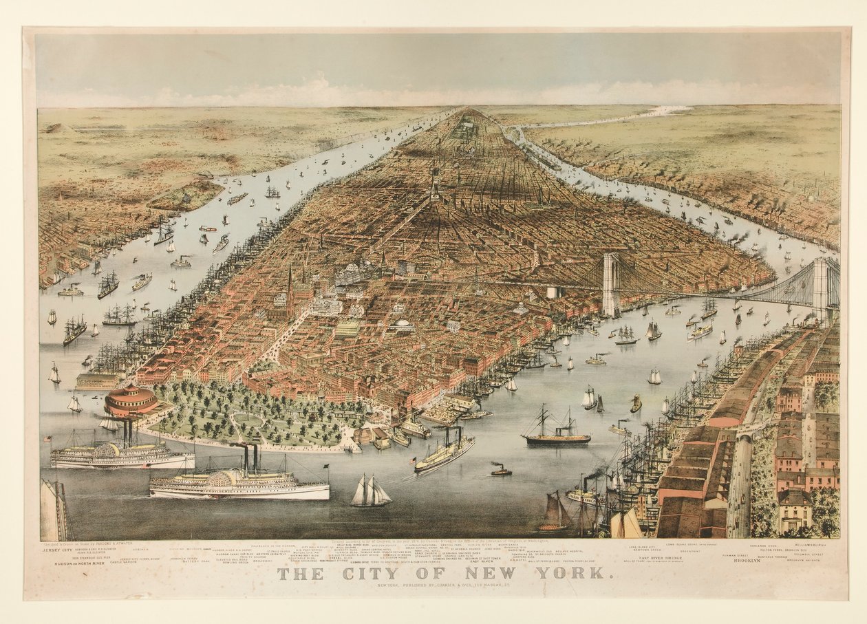 Staden New York av Charles Parsons