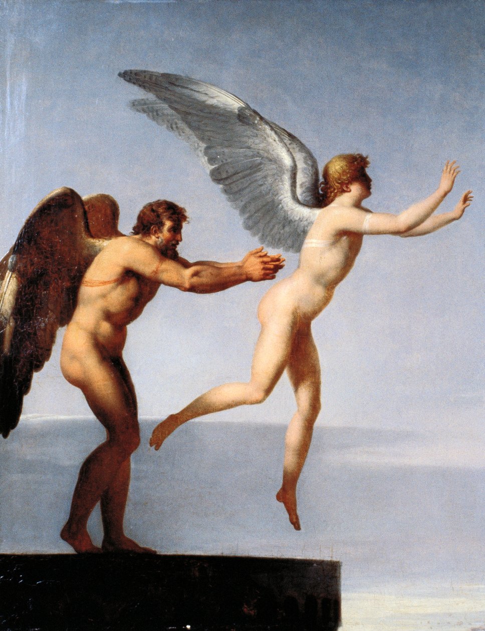 Daedalus och Ikaros av Charles Paul Landon