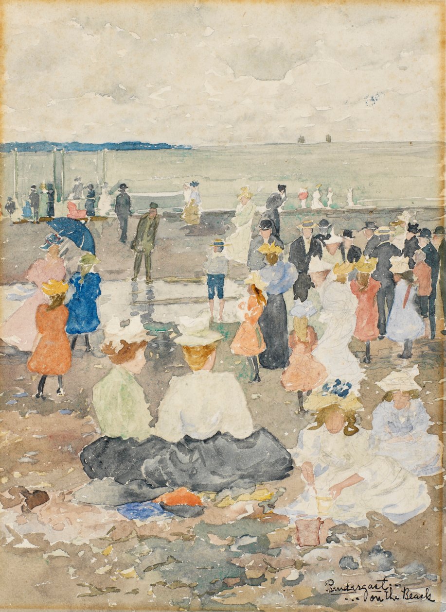 På stranden av Charles Prendergast