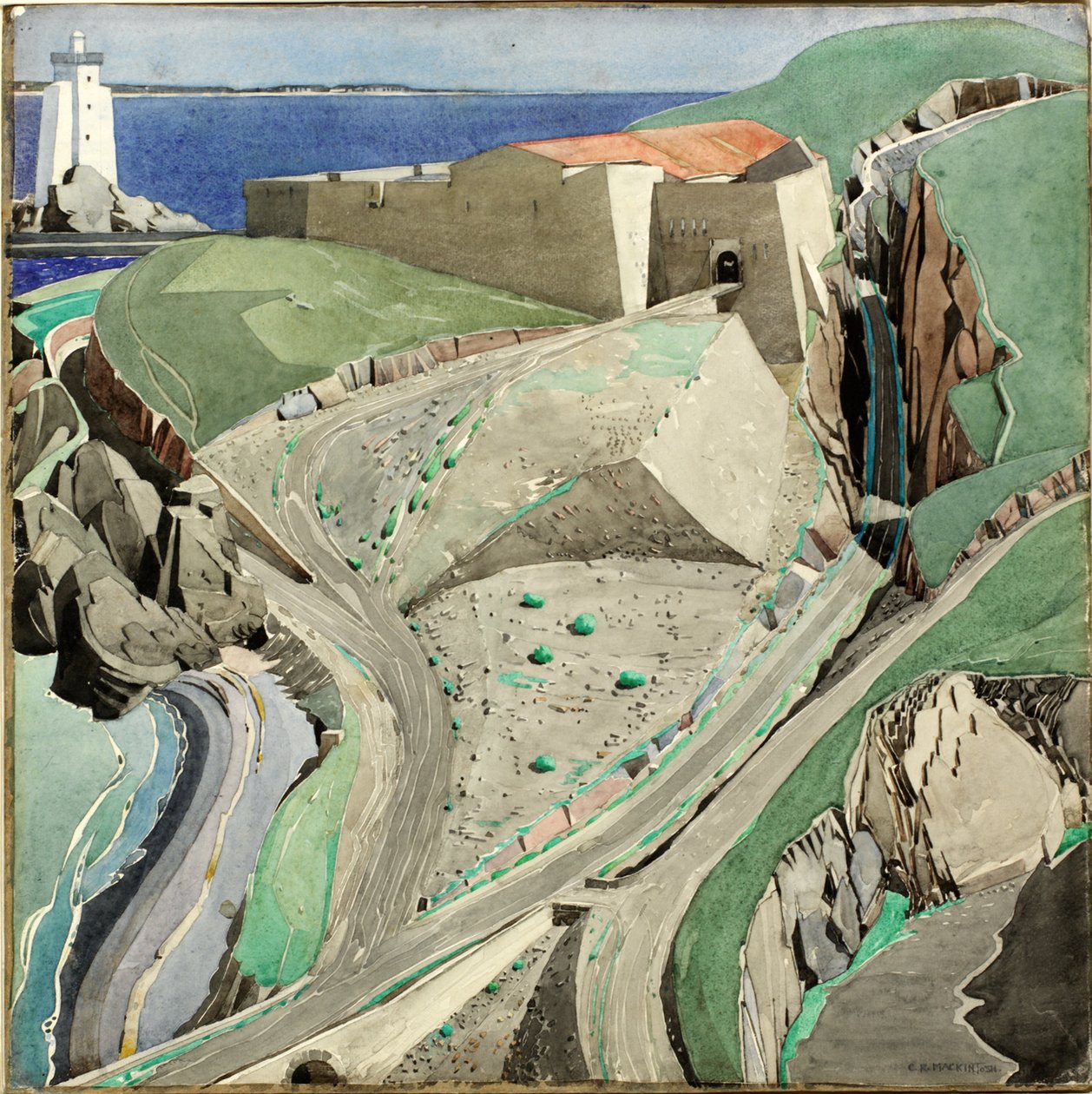 Fortet, 1924-27 av Charles Rennie Mackintosh